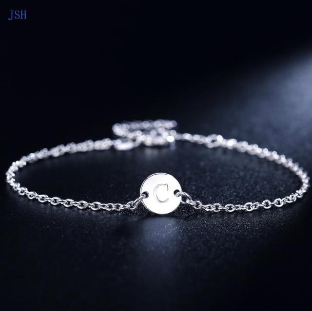Charms beads Chain Beautiful silver color bracelet