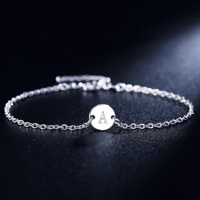 Charms beads Chain Beautiful silver color bracelet
