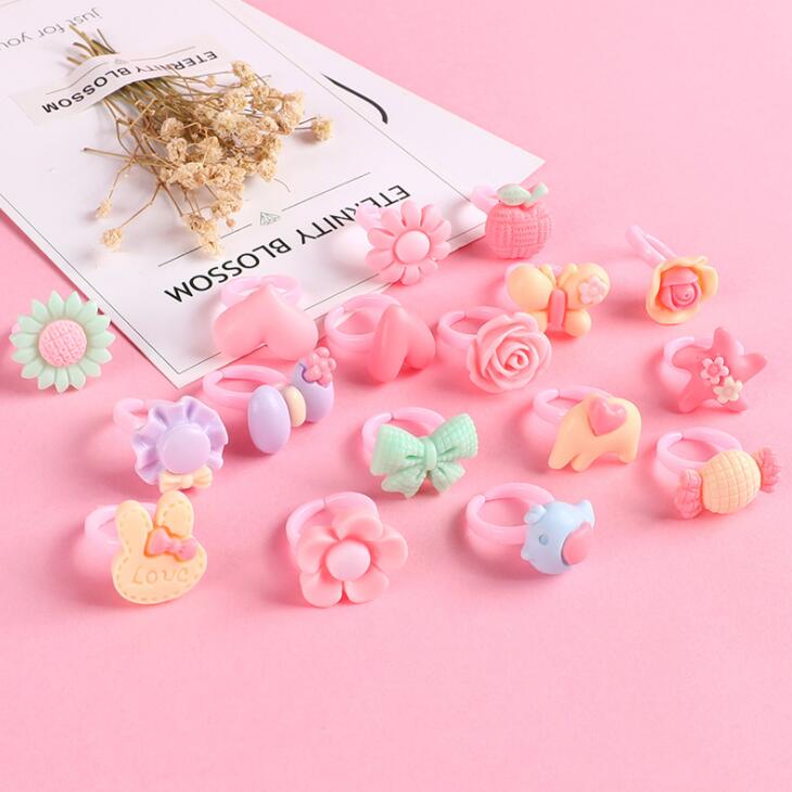 Children Jewelry Fashion Colored Multicolor Ring