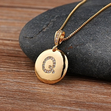 Fashion 26 Letters Pendant Necklace