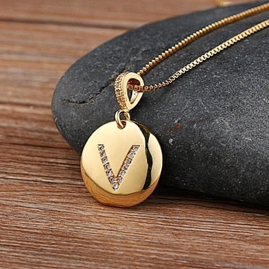 Fashion 26 Letters Pendant Necklace