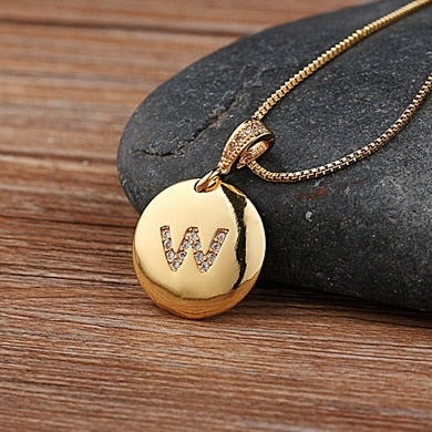 Fashion 26 Letters Pendant Necklace
