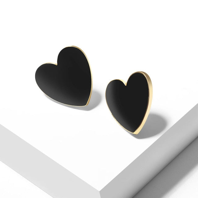 New Fashion Heart Drop Earrings Women's