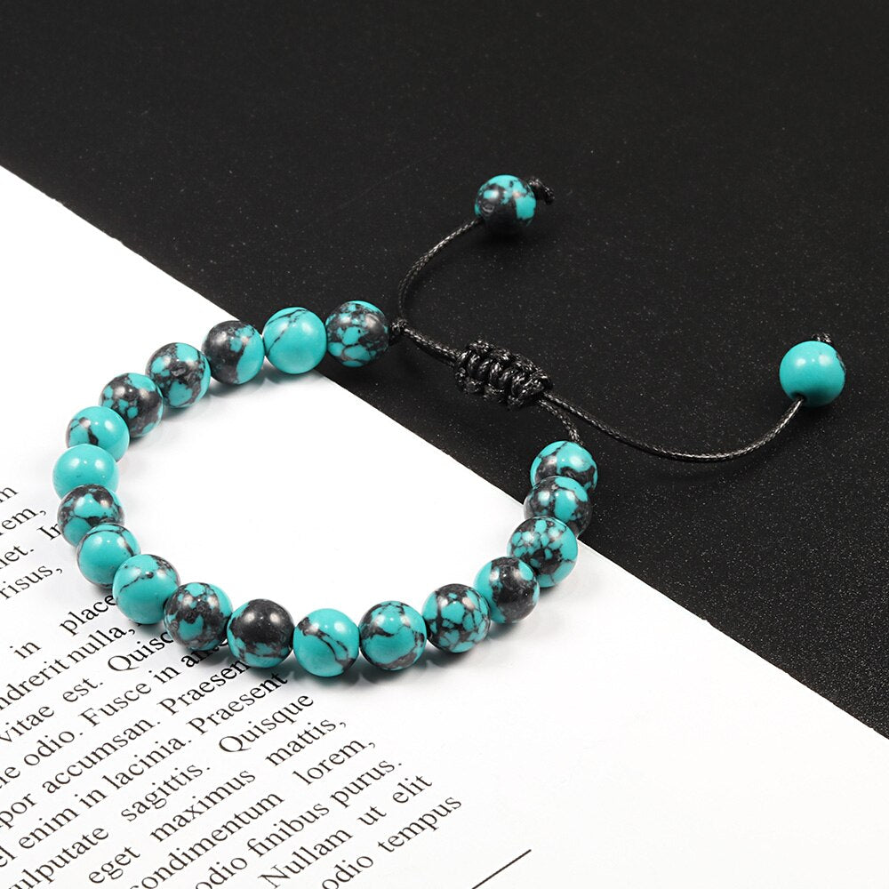 8mm Tiger Eye Stone Beads Bracelet