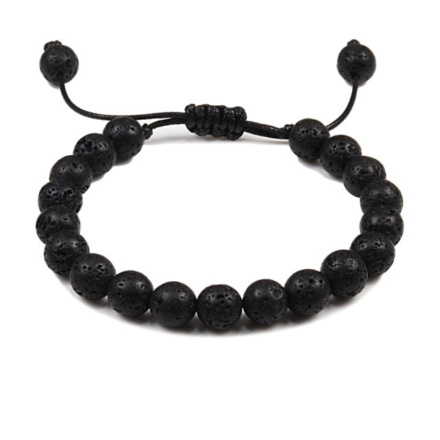 8mm Tiger Eye Stone Beads Bracelet