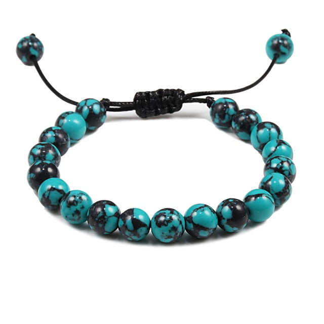 8mm Tiger Eye Stone Beads Bracelet
