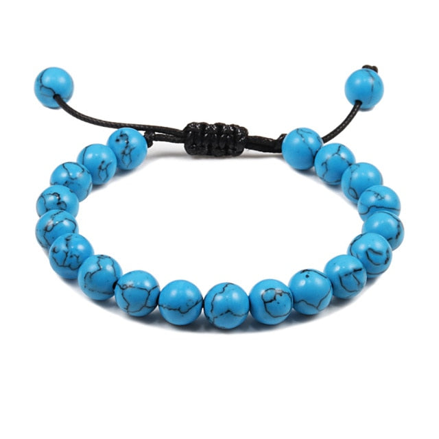8mm Tiger Eye Stone Beads Bracelet