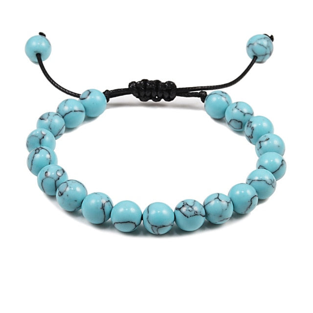8mm Tiger Eye Stone Beads Bracelet
