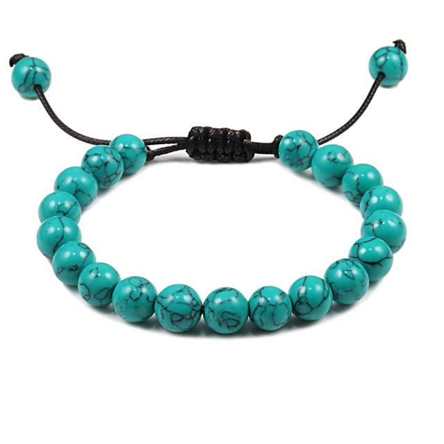 8mm Tiger Eye Stone Beads Bracelet