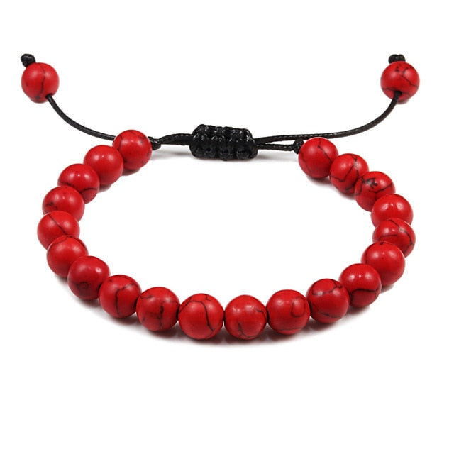 8mm Tiger Eye Stone Beads Bracelet