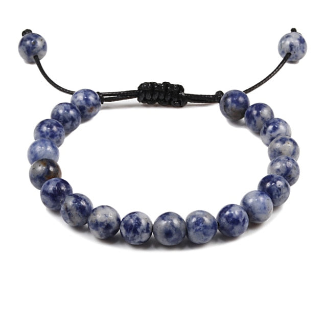 8mm Tiger Eye Stone Beads Bracelet