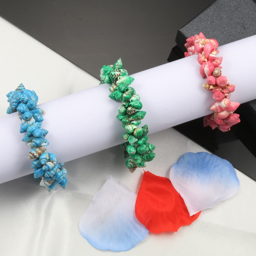 Hot Conch Shell Elastic Bracelet For Women