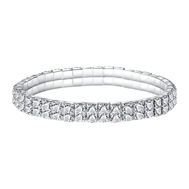 Fashion Crystal Stretch Shine Bracelets For Women