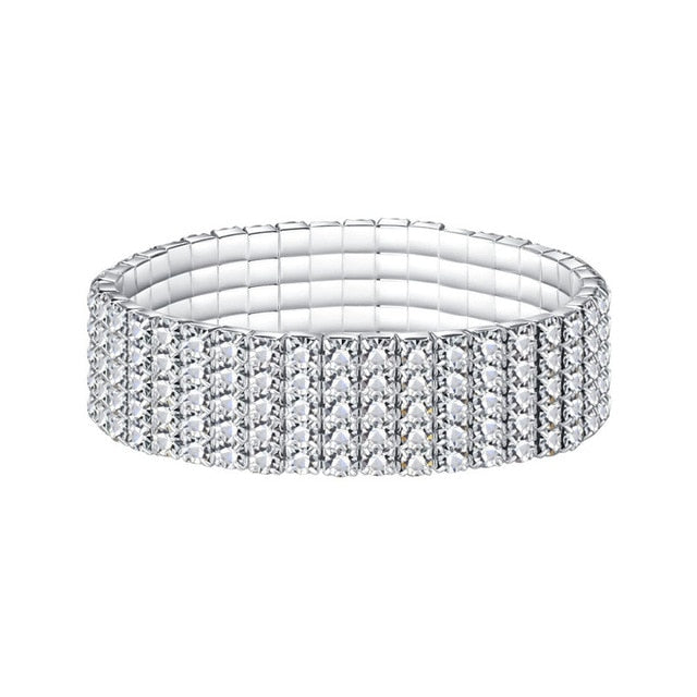 Fashion Crystal Stretch Shine Bracelets For Women
