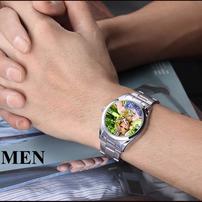Custom logo Watch photo print Watches