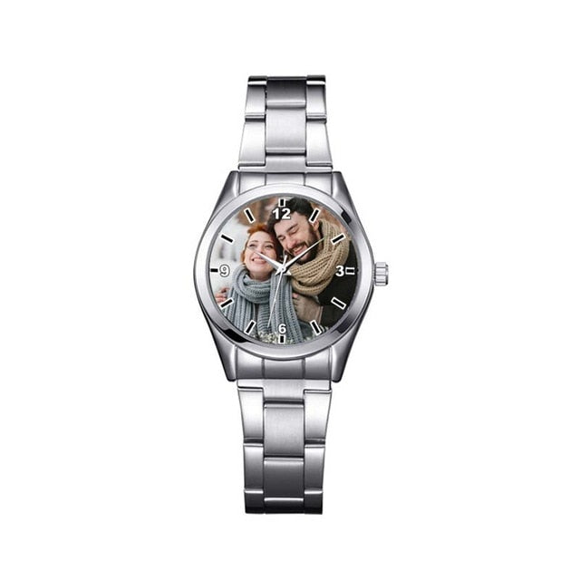 Custom logo Watch photo print Watches