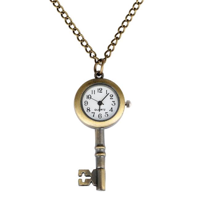 Antique Sewing Machine Quartz Pocket Watch