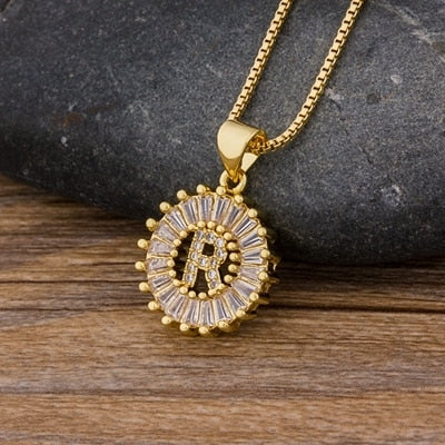 Gold Color 26 Letters Necklace