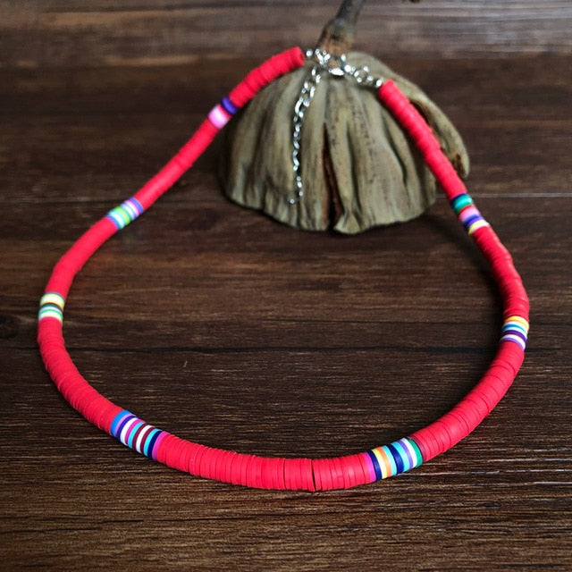 New Fashion 6mm Soft Pottery Choker Necklace