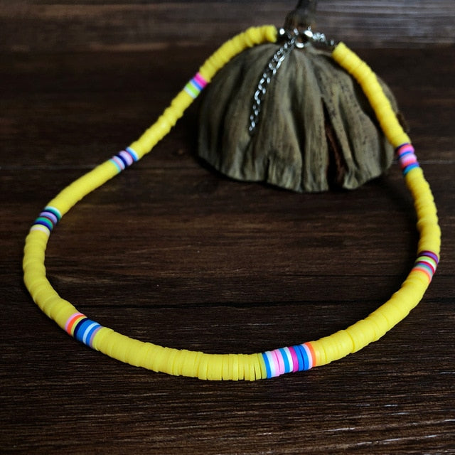 New Fashion 6mm Soft Pottery Choker Necklace
