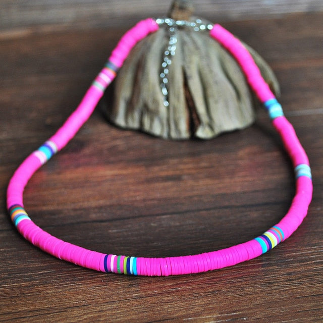 New Fashion 6mm Soft Pottery Choker Necklace