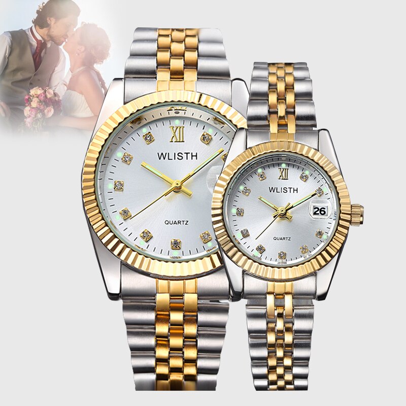 calendar steel band men's watch women's watch couple Watch