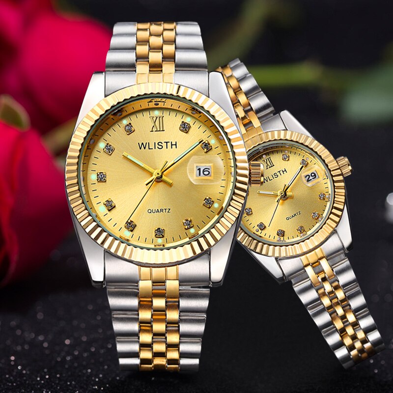 calendar steel band men's watch women's watch couple Watch