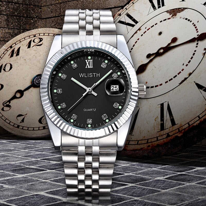 calendar steel band men's watch women's watch couple Watch
