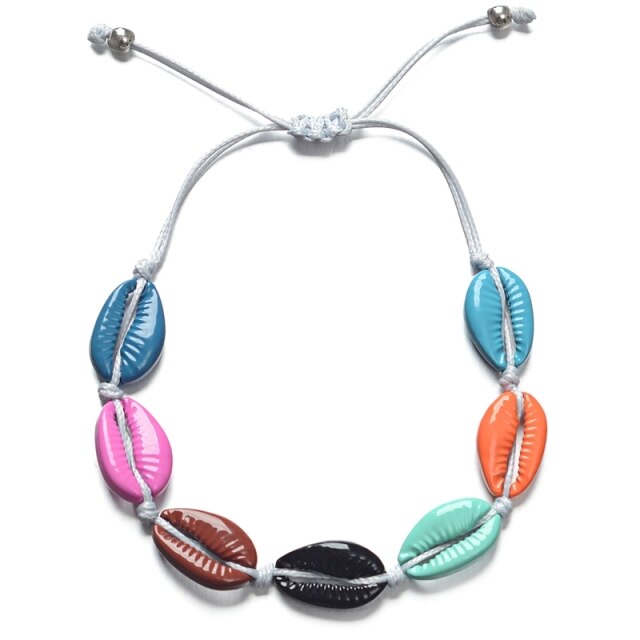 Handmade Shell Made of Alloy Material Bracelet