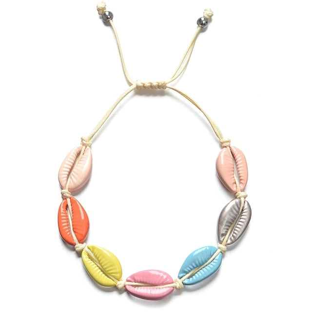 Handmade Shell Made of Alloy Material Bracelet