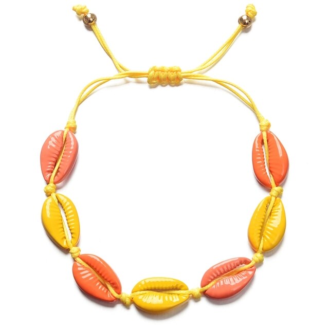 Handmade Shell Made of Alloy Material Bracelet