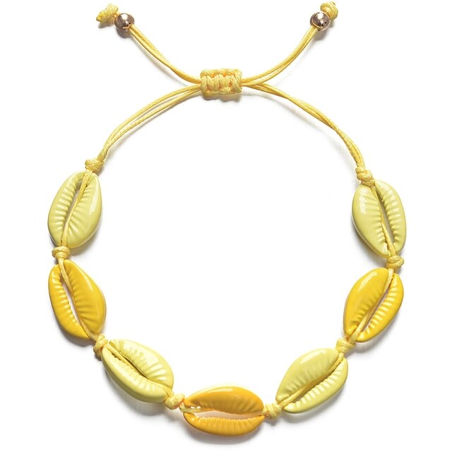Handmade Shell Made of Alloy Material Bracelet