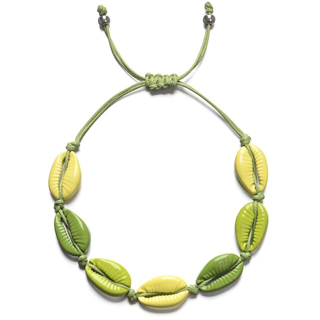 Handmade Shell Made of Alloy Material Bracelet