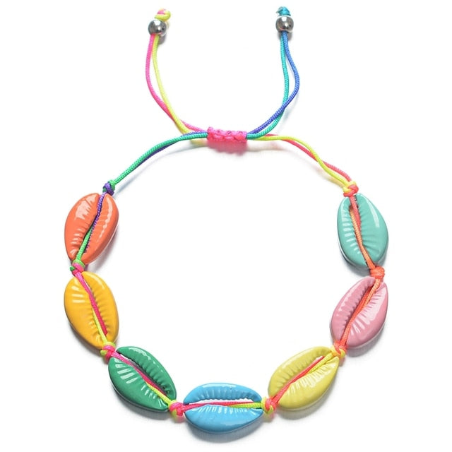 Handmade Shell Made of Alloy Material Bracelet