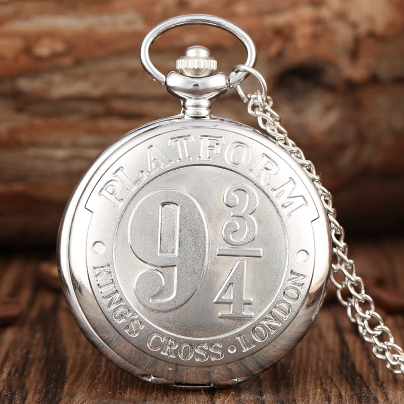 Bronze Full Hunter Necklace Pendant Clock Pocket Watch
