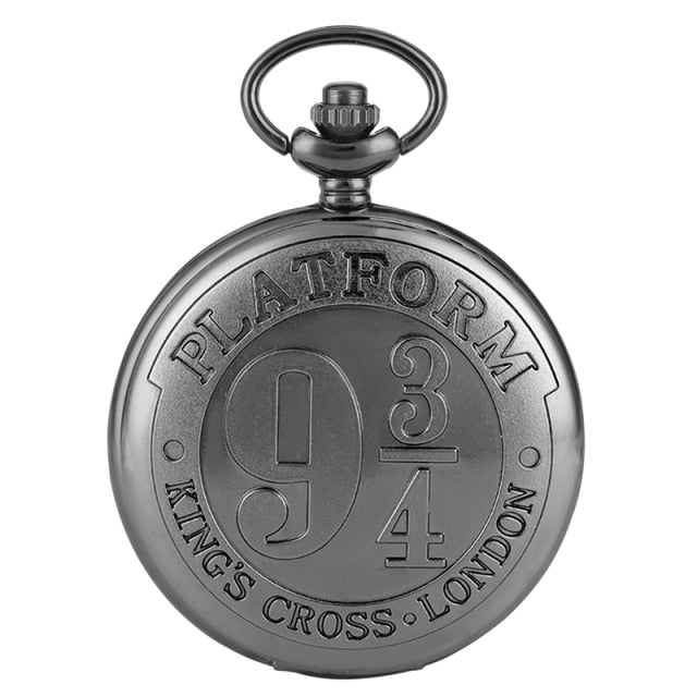 Bronze Full Hunter Necklace Pendant Clock Pocket Watch