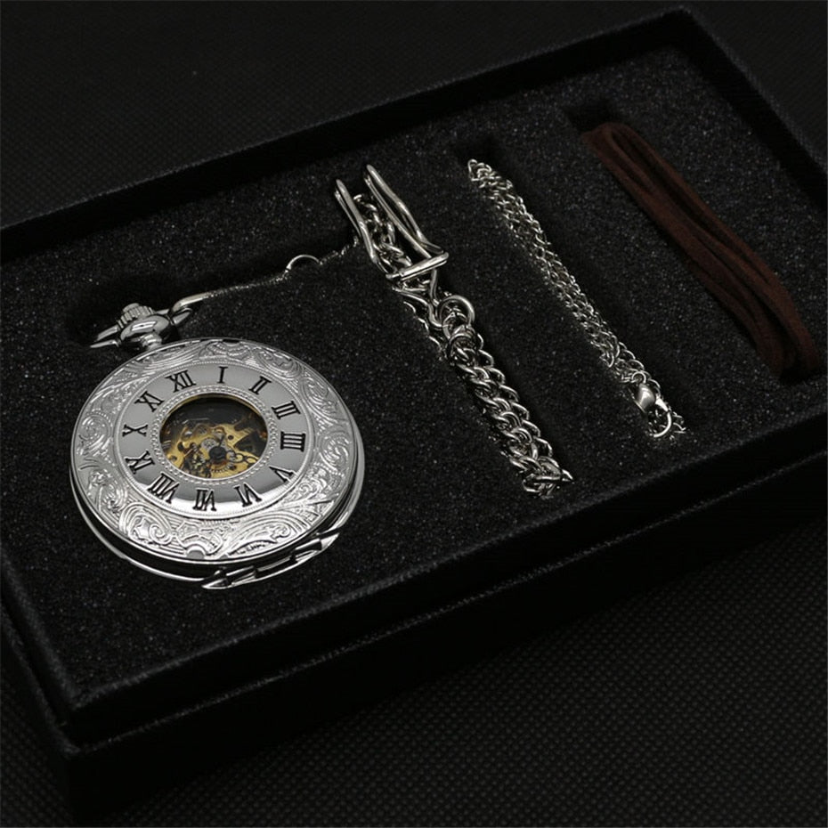 Vintage Mechanical Pocket Watch Set