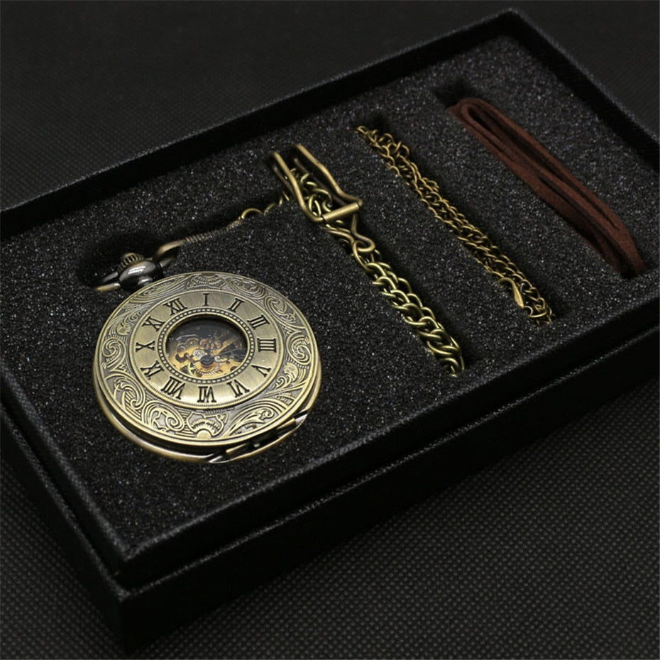 Vintage Mechanical Pocket Watch Set