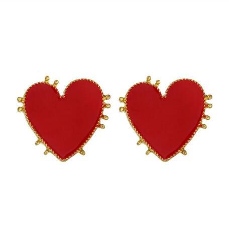 Love Heart Long Dangle Earrings For Women