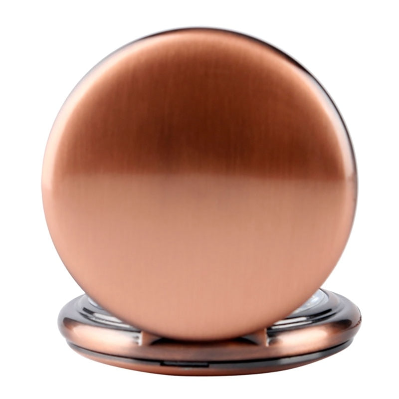Silver Smooth Quartz Pocket Watch