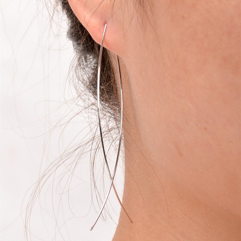 Simplicity Handmade Fish Shaped Drop Earrings for Women