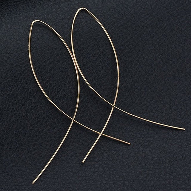 Simplicity Handmade Fish Shaped Drop Earrings for Women