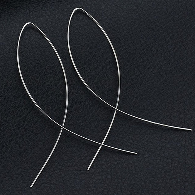 Simplicity Handmade Fish Shaped Drop Earrings for Women