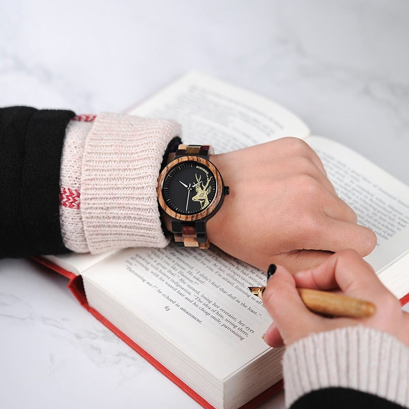 Wooden Couple Watch
