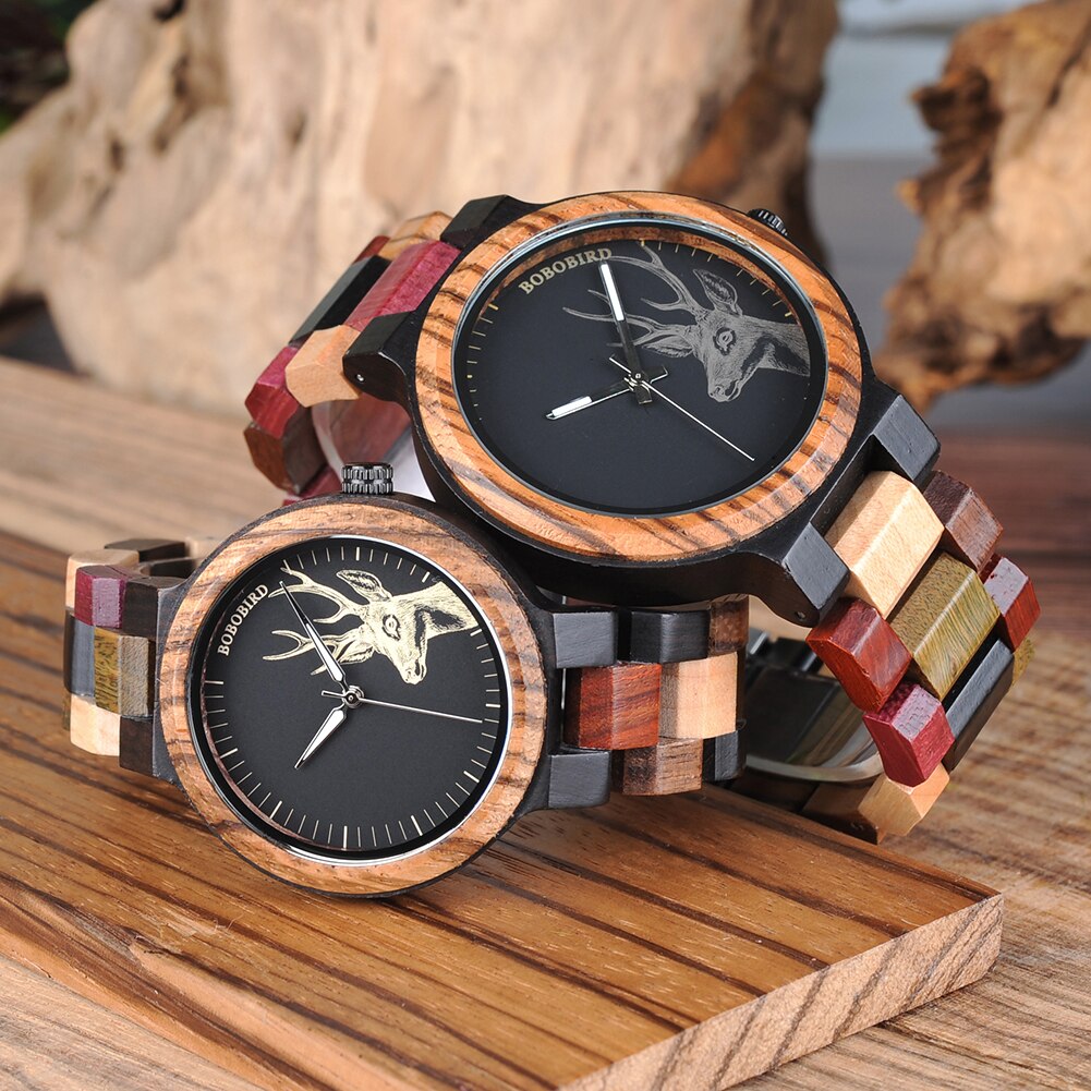 Wooden Couple Watch