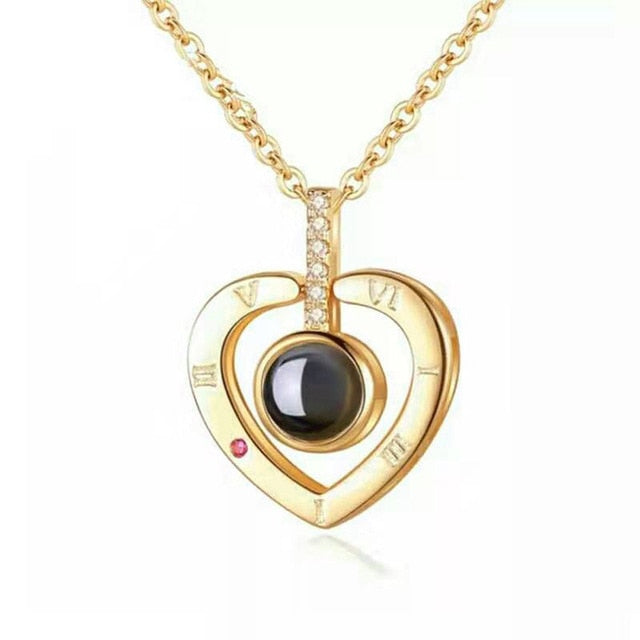 100 Language I Love You Stainless Steel Pendant