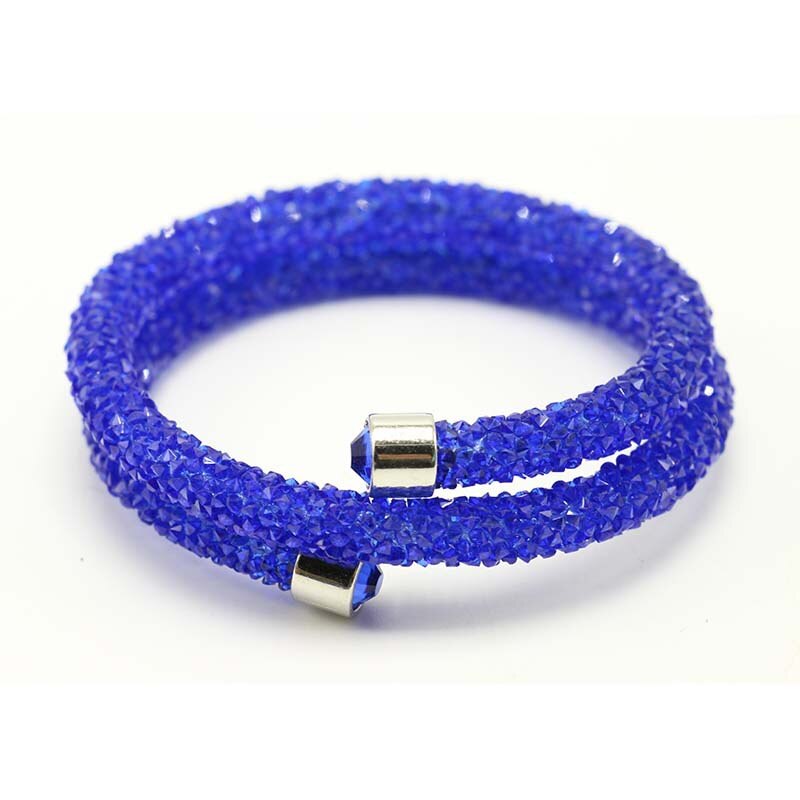 Exquisite Crystal  Rhinestones Cuff Multi-layer Bracelet