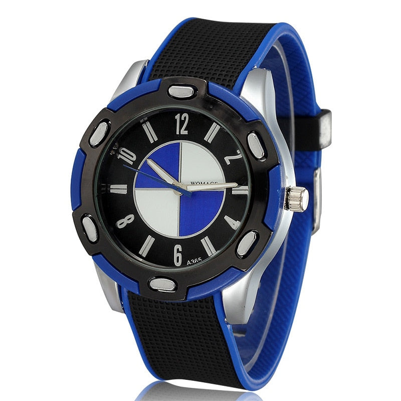 Trendy Outdoor Quartz Watches Girls Boys Student Army Silicone Wristwatch