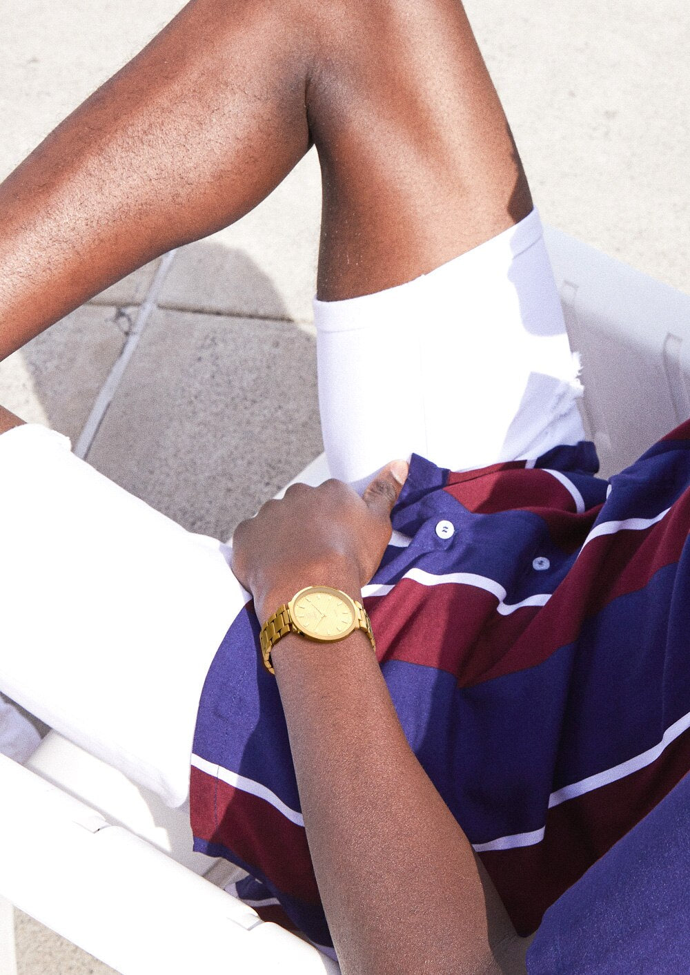 Waterproof Men's Watches Couple Golden Wristwatch
