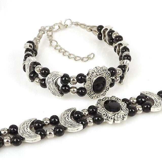 Tibet Vintage DIY Flower Bracelet Woman